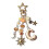 Stylish Letter Key Chain Pendant Including Star Moon-Type C 1