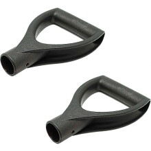 Uchwyt D do łopat, plastikowy uchwyt wymienny do narzędzi ogrodowych w kształcie litery D, 180 mm x 108 mm