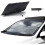 Car Sunshade - Not specified - Foldable - UV 50+ protection - Leather case included - 2 sizes available 1
