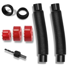 Rain Barrels Hose Connector Kit, 1.5-Inch Hole Saw & Gaskets for Linking Water Butts
