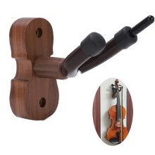 TMISHION Violin Hook, Black Walnut Wood Violin Hook Holder with Hooks