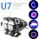 2pcs Cry U7 LED Motorcycle Headlight, Motorcycle Headlight Projectors, High Quality Motorcycle Headlight 1