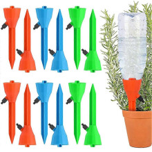 Plant Watering Spikes System 12PCS with Slow Release Control Valve for Bottles
