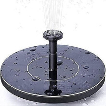 Solar Powered Floating Fountain Pump for Bird Baths, Garden Ponds & Outdoor Water Features