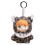 Charming Leopard Pattern Doll Key Ring User Friendly-Black 1