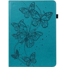Samsung Galaxy Tab S2 9.7 SM-T810 T815 Case with Stand, Shockproof Protective Tablet Cover - Blue Butterfly ABX