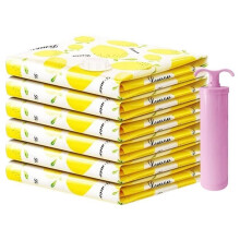 Vacuum Storage Bags - ZGEER - 6 Pieces - 50x70cm - Reusable - Moisture Protection