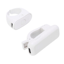 2,4-GHz kabelloser Seitenwechsler Weiß, Reichweite 10 m, 90 mAh