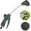 Garden shower head, long with handle, 5 spray patterns, with flow control for watering and cleaning, 40 cm 1