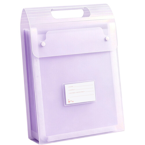 Sac de dossiers avec grande poche d'espace pour le-Violet