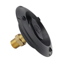 RV Water Inlet Valve with Built-in Check Valve, Brass Connector, Dustproof Cover for City Water Connection