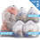 5-Piece Laundry Net Set, Drawstring Laundry Bags in 3 Sizes, White Mesh Laundry Net for Washing Machine, Reusable Laundry Net 1