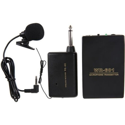 Wireless Microphone - XUY - WR601 - Black - Educational Amplification - Conference