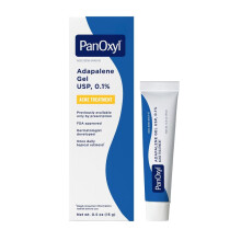 1 pakke adapalen 0,1 % leave-on gel, retinoid gel for aknebehandling, 30 dagers forbruk for akneutsatt hud, oljefri og parfymefri formel, 0,