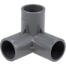 Złącze 3-drożne z PVC do nawadniania, adapter do rur 20 mm do systemów zraszaczy i systemów odprowadzania ścieków