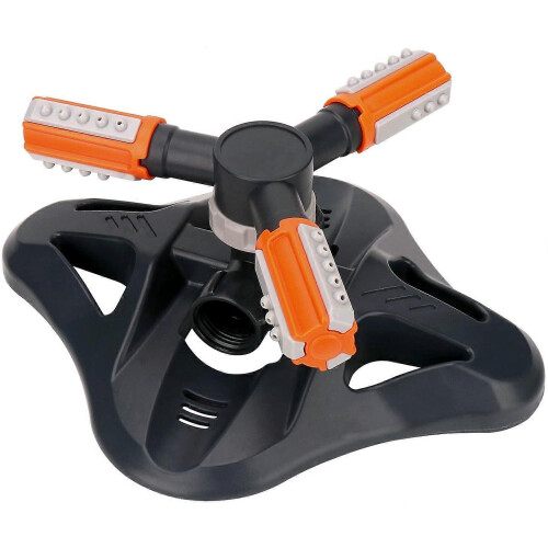 Small Garden Sprinkler 360 Rotating with 36 Adjustable Spray Nozzles for Large Lawn Coverage
