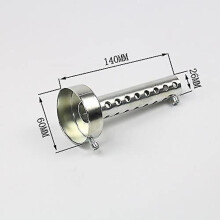 Silenziatore di scarico universale rimovibile per moto da 60 mm, compatibile con diversi modelli.