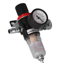 HURRISE Moisture Filter for Air Compressor, Oil and Water Separator Regulator, DIY Air Compressor Compressor