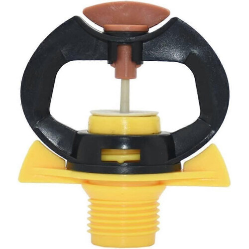 360 Degree Rotating Garden Sprinkler with 4 Point Thread G1/2in Interface, 2-4m Spray Radius