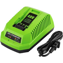 1 Ersatzladegerät für Greenworks 40V Lithium-Ionen-Akku, kompatibel mit den G-MAX Akku-Werkzeugen der Serien 29482, 29462, 29472 und 2901319