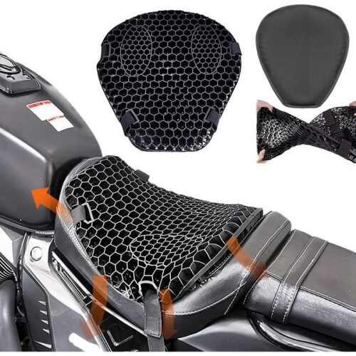 Motorcycle Seat Cushion - Unspecified - 3D Pattern - Shockproof - Breathable - Waterproof