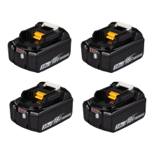 4 Stück 18V 3Ah Kompatibler Akku für Makita BL1830 LXT Li-Ionen