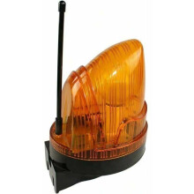 220V flashing light for gate motors, LED signaling device for gates with antenna, multiple colors, Largeight