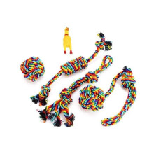 Dog Toy, Rope Dog Toy, Chew Toy, Interactive Dog Toy, for Small/Medium Dogs (4 Pieces)