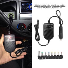 Zerodis 80W Charger Universal Power Adapter for Car Charger DC 80W 15-24V for Laptop