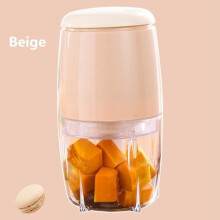 Orange Electric Meat Grinder Baby Food Supplement Machine