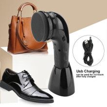 Multifunctional Leather Shoe Polisher, USB Rechargeable Electric Shoe Brush
