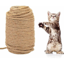 Sisal rope, 50M sisal toy, cat scratching post, 6mm thick, cat protection, toy to sharpen the