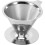 Reusable cone-shaped coffee filter, stainless steel 1
