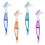 Pcs Denture Brushes, Double-Sided Denture Cleaning Brushes, Double-Angled Brush Heads 1