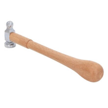 Double-headed leather mallet hammer for professional leather crafting and jewelry making