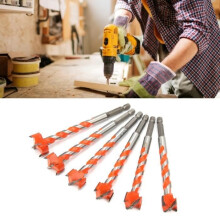 Hole saw drill bit set - Shipenophy - Woodworker's hole opener - Orange - Tungsten carbide
