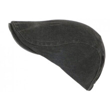 -Nyls Création-Beret Black Cotton Sporty Trendy Setvyk Cap - Black