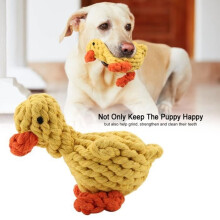 Dog toy, cotton rope dog toy, duck-shaped pet dog toy. In Stock GU345