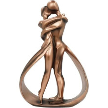 Statue, Kissing Lovers Statue, Hug Couple Sculpture, Modern Abstract Art Figure, Handmade Decoration, Wedding Gift, Souvenir