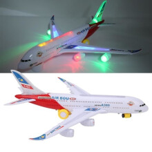 Toy Airplane Electric Model Airplane with Universal Wheel Design Environmentally Friendly Material WAN