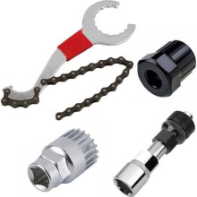 Mountain Bike Repair Tool Kits - Bicycle Chain Removal - Support Remover - Freewheel Remover - Crank Puller - Sports