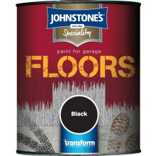 Johnstone's - Garage Floor Paint Semi Gloss 750ml - Black
