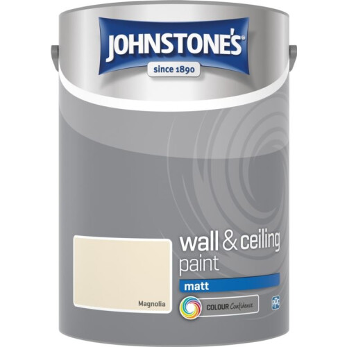 Johnstone's Johnstone's - Wall & Ceiling Matt 5L - Magnolia