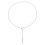 Trendy Circular Pendant Necklace Adjustable Length-Silver 1