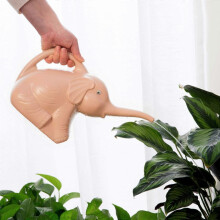 Arrosoir créatif en forme de bébé éléphant avec long bec pour le jardinage à la maison, rose