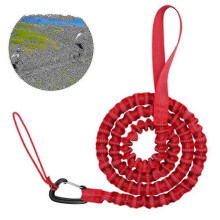 Guinzaglio per Bicicletta Bambini Elastico, Corda di Traino con Fibbia Lega 1.7-3 m, Striscia Sicurezza Riflettente per Rimorchi