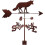 Weather Vane Metal Wild Fox Garden Ornament Rust Proof Wind Direction Indicator 1