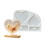 Creative Heart Shape Shell Frame Silicone Mould For-love 1
