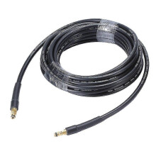 Flexible 15m Pressure Washer Hose Compatible with Karcher K Series, Quick Connect for Trigger Gun with Yellow Button