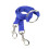 Double Dog Leash for Walk Control, 3-Pack Nylon Belt for Small Pets, Blue 1